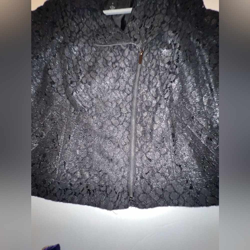 Lane Bryant Black Lace Jacket - Picture 7 of 10